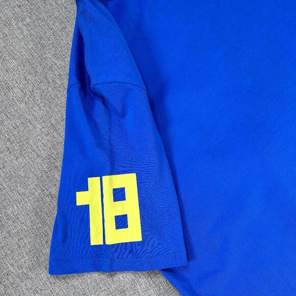 The Nike Tee Shirt Men's Medium Crew Neck Athletic Cut Blue Sportswear Club 1972 - Picture 7 of 10